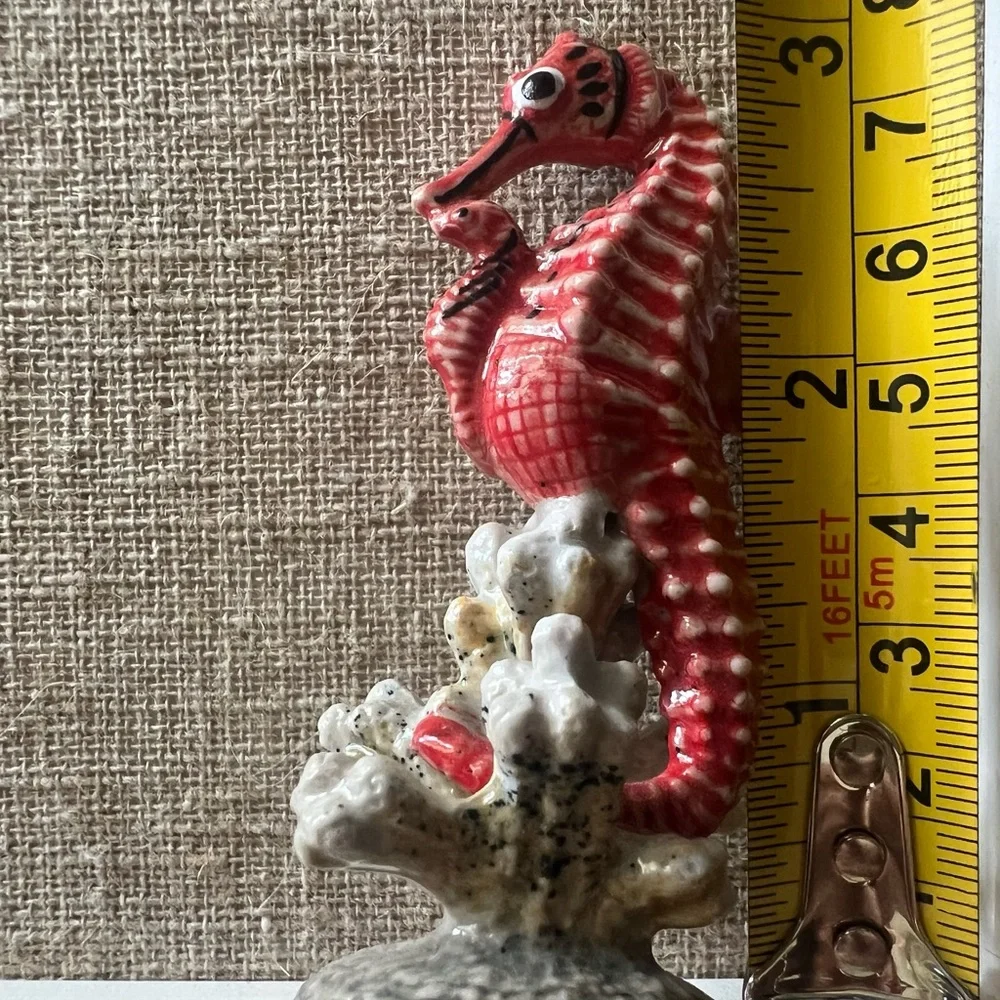 Red Seahorse Ceramic